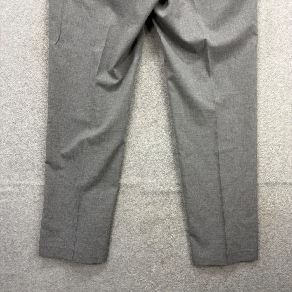 Banana Republic Dress Pants Mens 34x32 Grey Tailored‎ Fit Flat Front Trousers